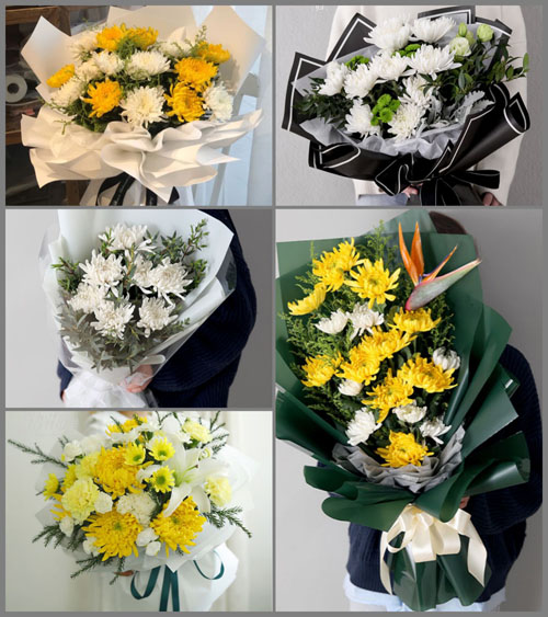 山东青岛平度市店子镇东羞鱼村白事花束代送